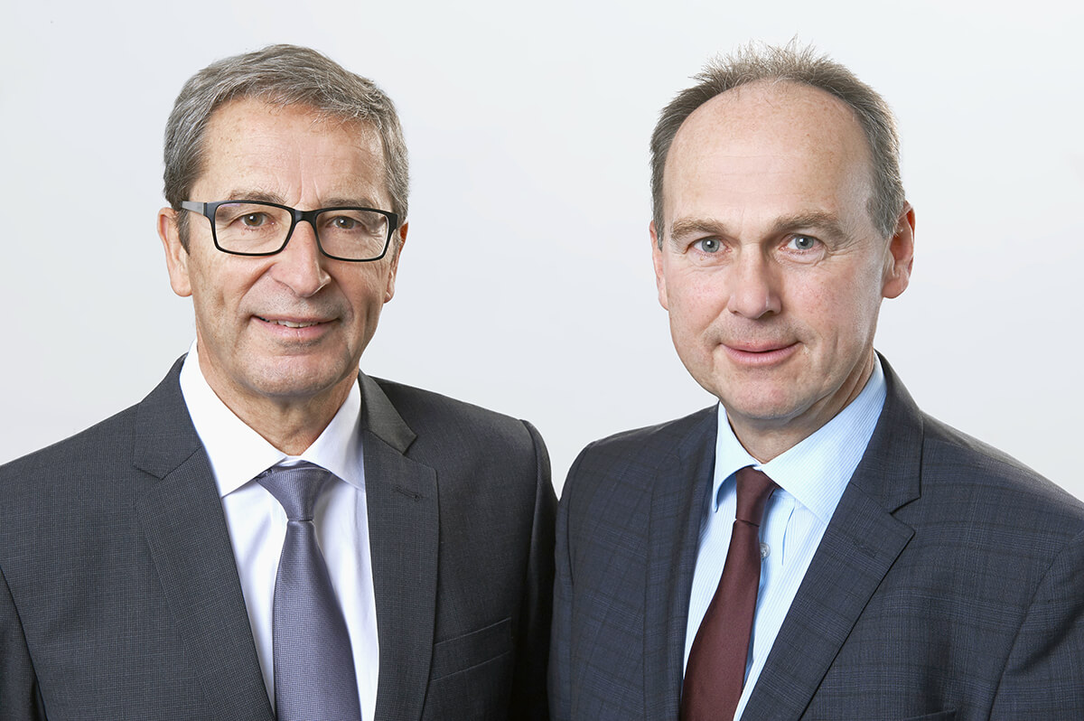 Mark Hess, Verwaltungsratspräsident und Peter Ritter, Geschäftsführer