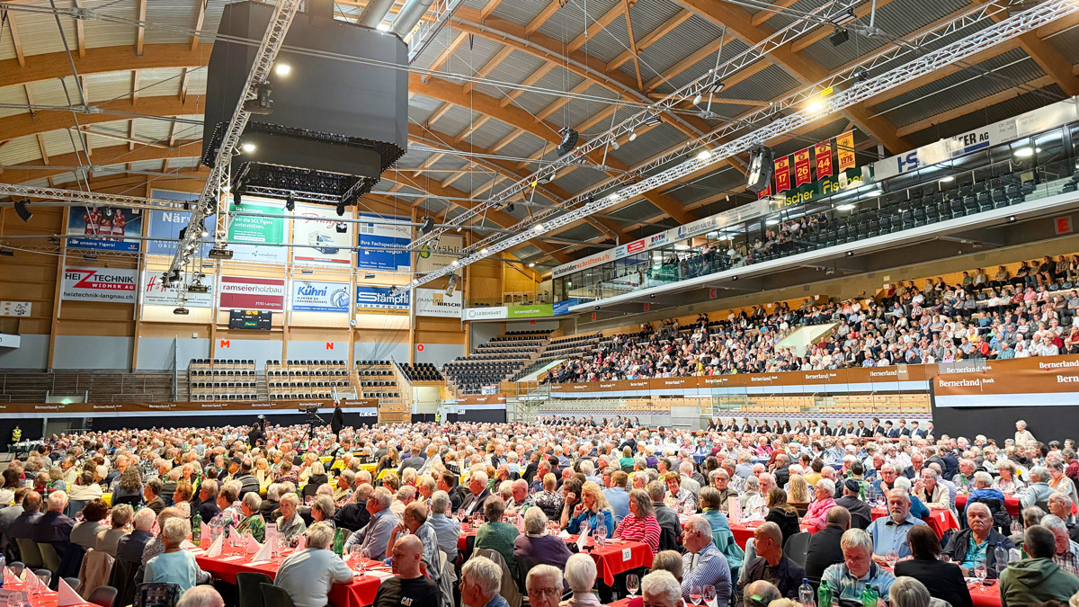 Generalversammlung der Bernerland Bank vom 23. Mai 2026.

Ort
emmental versicherung arena
G&uuml;terstrasse 14
3550 Langnau im Emmental

Programm
09.00 Uhr T&uuml;r&ouml;ffnung
10.30 Uhr Beginn des offiziellen Teils &ndash; im Anschluss Gastreferat
12.00 Uhr Mittagessen