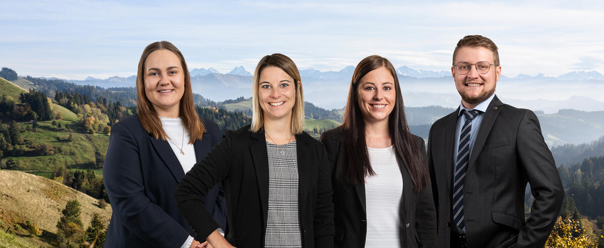 Bernerland Bank, Team Beratung & Planung, für Ihre Online-Finanzierungsberatung